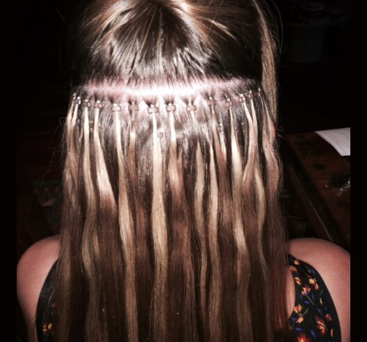 Microbead Hair Extensions Sydney | Copper Bell | Eve Hair Extensions