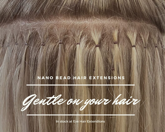 6. Blonde Ombre Micro Bead Hair Extensions - wide 5